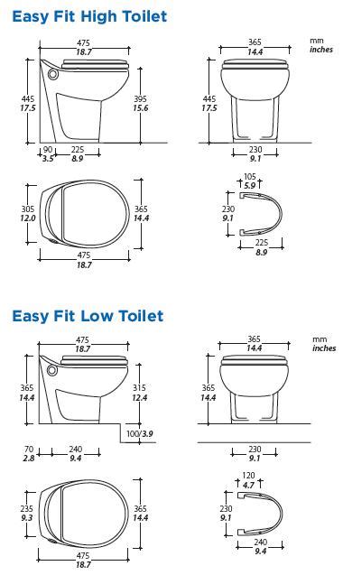 tecma easy fit   ceramic compact rv toilet thetford
