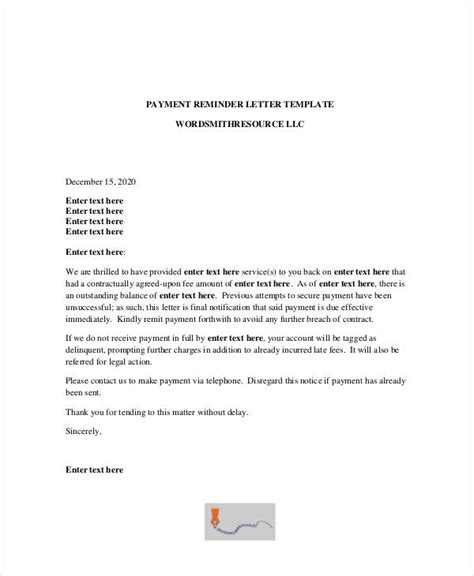 perfect reminder letter sample profile headline examples  resume