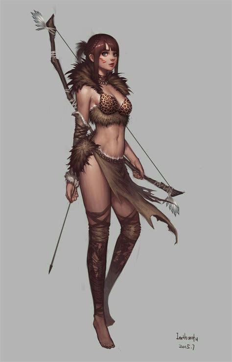 Human Female Archer Ranger Pathfinder Pfrpg Dnd Dandd D20