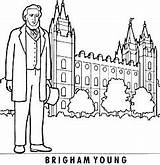 Lds Coloring Brigham Young Temples Clipart Mormon Build His People Book Temple Commands Lord Clip Joseph Smith Prophet Ctr Activity sketch template