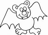 Bat Coloring Cartoon Pages Bats Cricket Halloween Color Drawing Cliparts Printable Clipart Cute Clip Library Clipartmag Outline Kids Vector Getcolorings sketch template