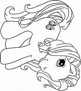 Pony Little Coloring Pages Color Printable Print sketch template