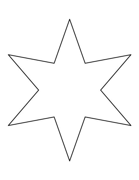 christmas star template   template