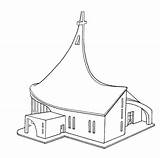 Chiese Ausmalbilder Kerken Pages Disegno Kirchen Colorare Midisegni Animaatjes Stampa Coloratutto sketch template