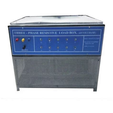 anjali mild steel ms  phase resistive load box  rs   kolkata