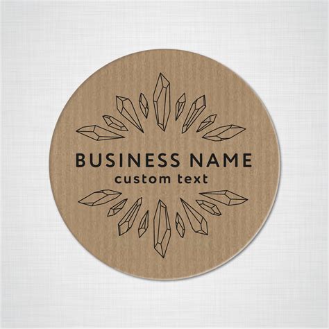 custom product label stickers personalized business labels etsy
