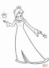 Rosalina Luma Supercoloring Getcolorings Kolorowanka Drukuj sketch template