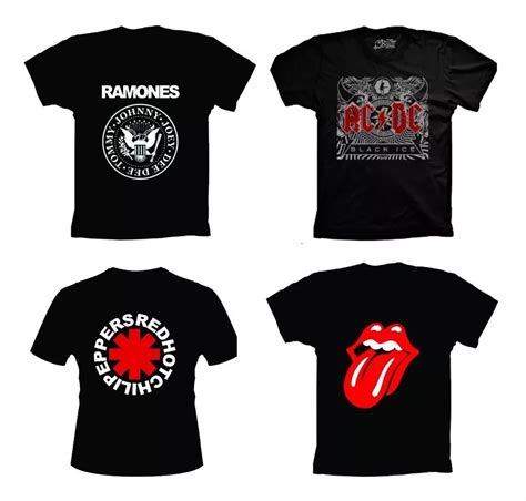 10 Camisetas Banda De Rock Revenda Atacado R 119 90 Em Mercado Livre