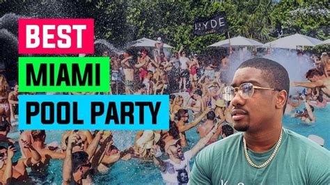 Sls Best Miami Pool Party 2022 Hyde Youtube
