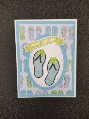 click  view full size image flip flop birthday cards handmade