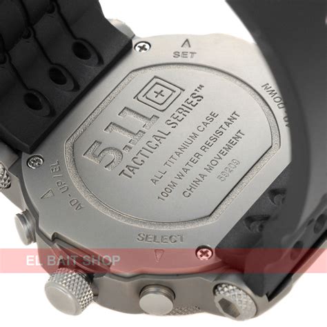 5 11 tactical hrt titanium sniper sureshot watch 59209 ebay