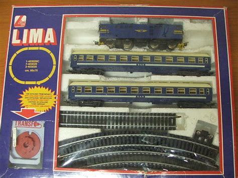 railway lima ho sar blue train set boxed  sold     jan