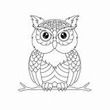 Eule Owl Mandala Ausmalbild Ausmalbilder Malvorlage Tiere Owls Cricut Coloriages Einzigartig Tiermandala Quilling sketch template