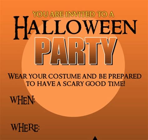 halloween party invitation  printable pretty providence