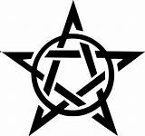 Pentagram Stencil Clipart Star Svg Pentacle Hell Logo Tattoo Sign Pentagramm Peep Icon Antichrist ада пнг звезда  Vector Onlinewebfonts sketch template