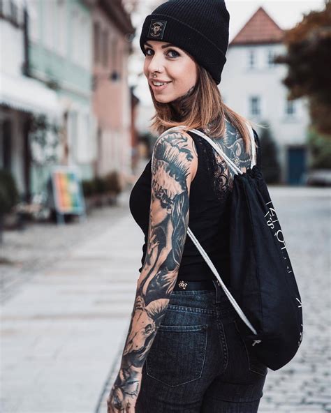Tattoo Model And Tattoo Artist Nina Lüthy Inkppl
