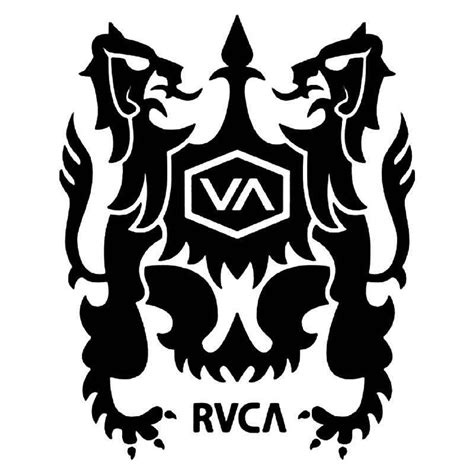rvca crest logo vinyl sticker