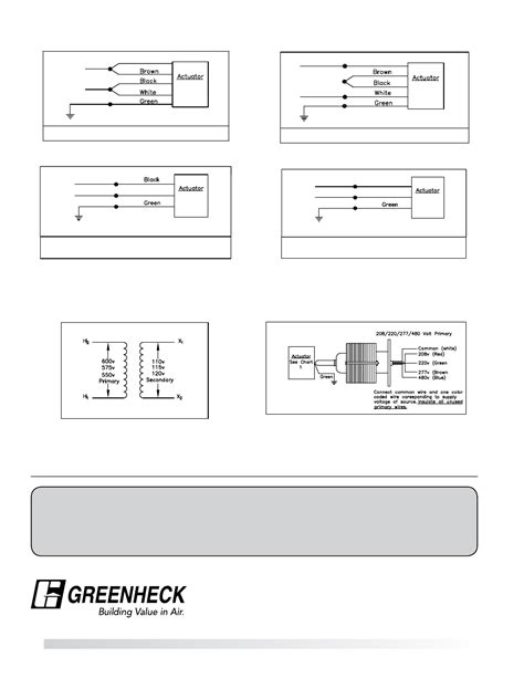 commitment actuator wiring diagrams transformers greenheck mp   user manual