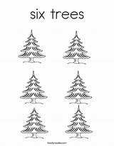 Coloring Six Trees Many Worksheet Pages Built California Usa Christmas Twistynoodle Favorites Login Add Noodle Change Style sketch template