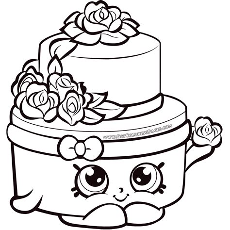 birthday cake coloring pages learny kids