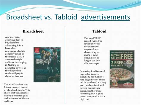 comparing tabloid  broadsheet