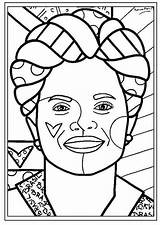 Romero Britto Dilma Brito Presidente Contemporânea Andrea Tudodesenhos Escolar Monalisa Famosas Atividades Pesquisa Visuais Salvo Alienado Artigo Quadros Acessar Riscos sketch template