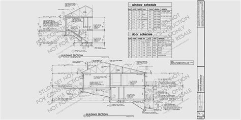sample house plans construction documents