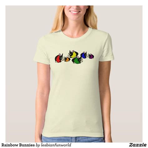Rainbow Bunnies T Shirt In 2021 Cool Shirts For Girls Make Your Own