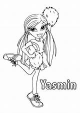Bratz Yasmin sketch template