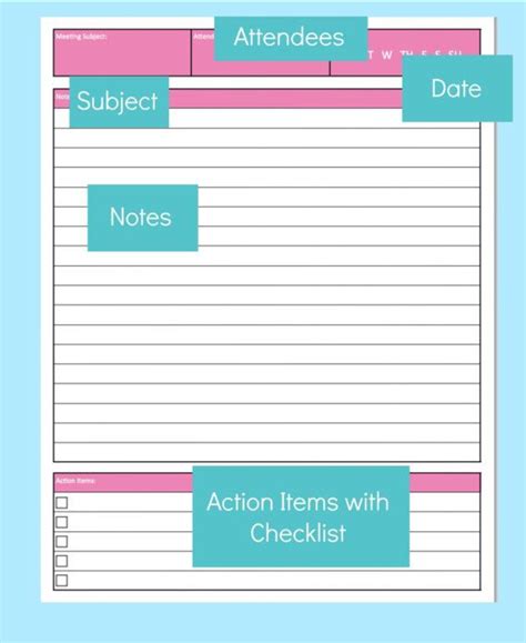 printable note  templates  notes printables