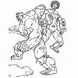 Hulk Unglaubliche Ausmalbild Kleurplaat Kostenlos sketch template