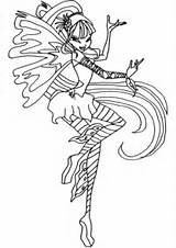 Musa Sirenix Coloring Pages Winx Club Categories sketch template