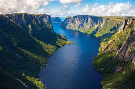 photo    iconic western brook pond fjord
