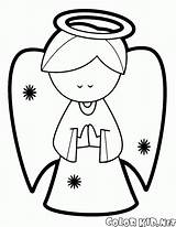 Angel Coloring Colorkid sketch template