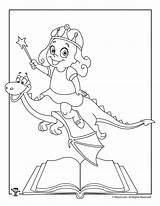 Coloring Fairy Pages Tales Kids Activities Printables Library Printable sketch template