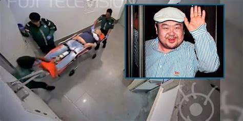 north korea video of kim jong nam on stretcher in alleged