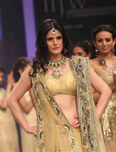 high quality bollywood celebrity pictures zarine khan looks gorgeous in saree at the india