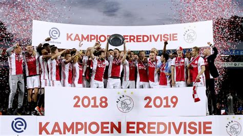 ajax seal eredivisie title  complete double knvb