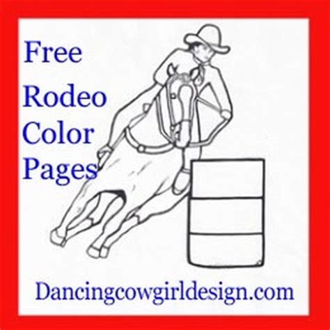 rodeo coloring pages  printables cowboys  cowgirls dancing