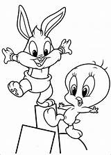 Coloring Looney Tunes Pages Characters Tweety Disney Pie Amusing Popular Story Bugs sketch template