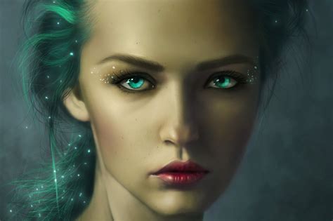 fantasy girl with turquoise eyes fondo de pantalla and fondo de escritorio 1500x998 id