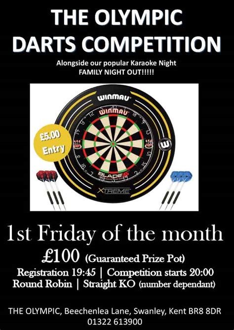 darts competition swanley town council