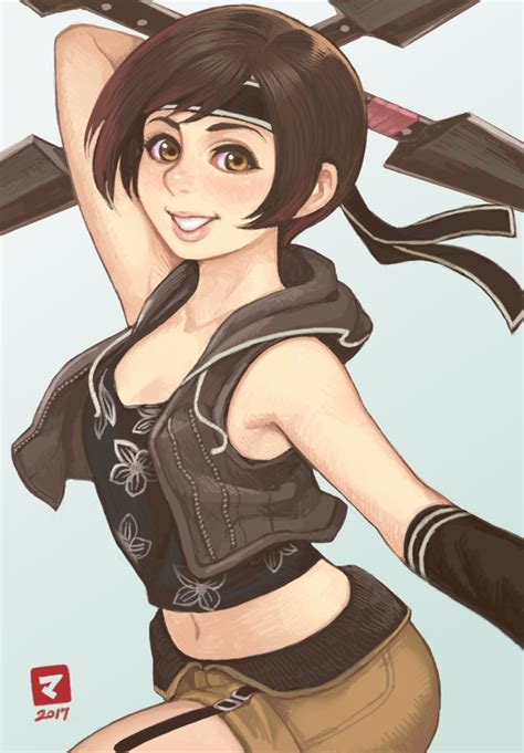 Yuffie Kisaragi Final Fantasy And 1 More Drawn By Maou