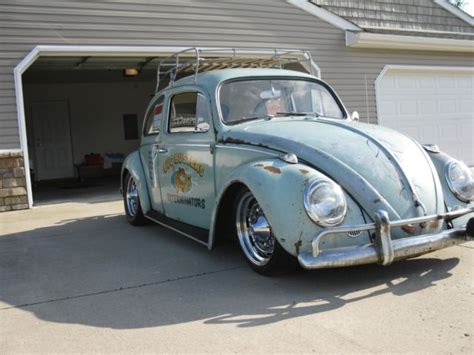 1963 Volkswagen Beetle Bug Rare Vintage Rat Rod Lowered Custom