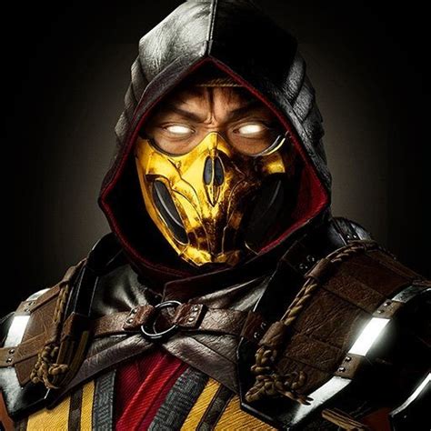 Artstation Scorpion Half Mask From Mortal Kombat 11 By