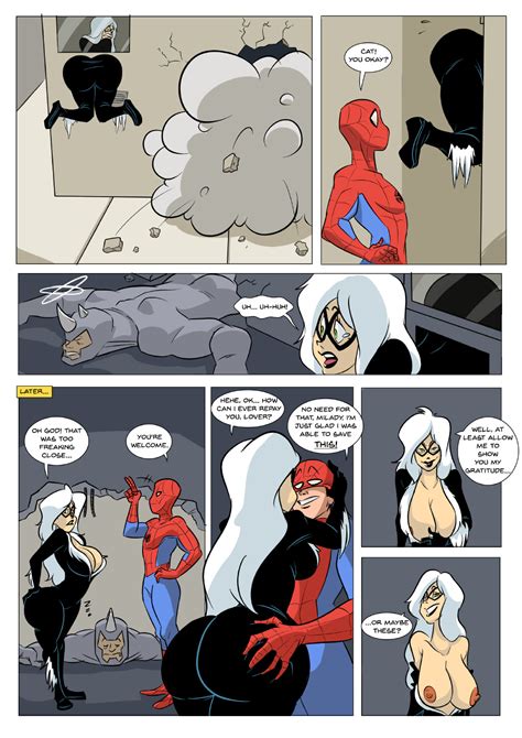 zaribot spider man and black cat big ass slut porn comics one