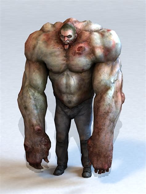 zombie hulk  model ds max files   modeling   cadnav