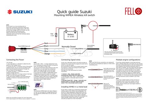 suzuki outboard kill switch wiring diagram  faceitsaloncom