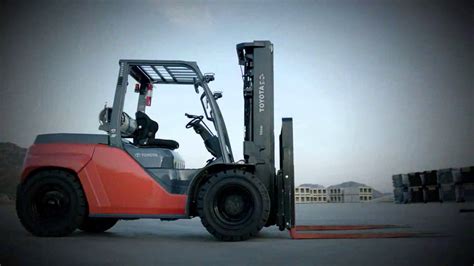 toyota forklift  series large pneumatic youtube