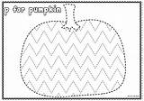 Tracing Pumpkin Halloween Worksheet Worksheets Shape Preschool Big Trace Pumpkins Pattern Kindergarten Preschoolers Printable Activities Handwriting Letter Fall Dot Writing sketch template